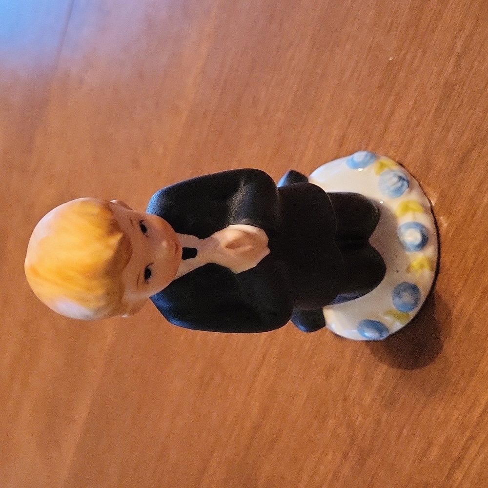 Vintage Lefton China Boy Praying....02718😍